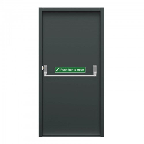 Security Fire Exit Door